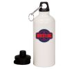 20 oz Aluminum Water Bottle with Carabiner Thumbnail
