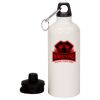 20 oz Aluminum Water Bottle with Carabiner Thumbnail
