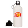 20 oz Aluminum Water Bottle with Carabiner Thumbnail
