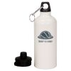 20 oz Aluminum Water Bottle with Carabiner Thumbnail