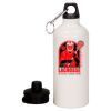 20 oz Aluminum Water Bottle with Carabiner Thumbnail