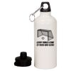 20 oz Aluminum Water Bottle with Carabiner Thumbnail