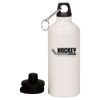 20 oz Aluminum Water Bottle with Carabiner Thumbnail