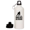 20 oz Aluminum Water Bottle with Carabiner Thumbnail