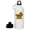 20 oz Aluminum Water Bottle with Carabiner Thumbnail