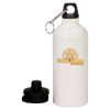 20 oz Aluminum Water Bottle with Carabiner Thumbnail