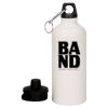 20 oz Aluminum Water Bottle with Carabiner Thumbnail