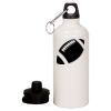 20 oz Aluminum Water Bottle with Carabiner Thumbnail