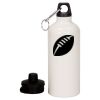 20 oz Aluminum Water Bottle with Carabiner Thumbnail
