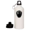20 oz Aluminum Water Bottle with Carabiner Thumbnail