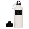 20 oz Aluminum Water Bottle with Carabiner Thumbnail