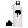 20 oz Aluminum Water Bottle with Carabiner Thumbnail