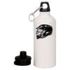20 oz Aluminum Water Bottle with Carabiner Thumbnail