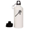 20 oz Aluminum Water Bottle with Carabiner Thumbnail