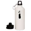 20 oz Aluminum Water Bottle with Carabiner Thumbnail