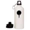 20 oz Aluminum Water Bottle with Carabiner Thumbnail