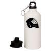 20 oz Aluminum Water Bottle with Carabiner Thumbnail