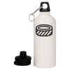 20 oz Aluminum Water Bottle with Carabiner Thumbnail