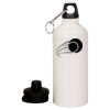 20 oz Aluminum Water Bottle with Carabiner Thumbnail