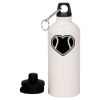 20 oz Aluminum Water Bottle with Carabiner Thumbnail