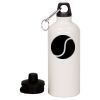 20 oz Aluminum Water Bottle with Carabiner Thumbnail
