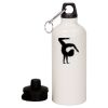 20 oz Aluminum Water Bottle with Carabiner Thumbnail