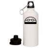 20 oz Aluminum Water Bottle with Carabiner Thumbnail