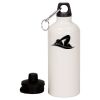 20 oz Aluminum Water Bottle with Carabiner Thumbnail