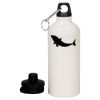 20 oz Aluminum Water Bottle with Carabiner Thumbnail