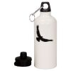20 oz Aluminum Water Bottle with Carabiner Thumbnail