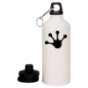 20 oz Aluminum Water Bottle with Carabiner Thumbnail