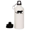 20 oz Aluminum Water Bottle with Carabiner Thumbnail