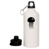 20 oz Aluminum Water Bottle with Carabiner Thumbnail
