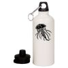 20 oz Aluminum Water Bottle with Carabiner Thumbnail