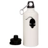 20 oz Aluminum Water Bottle with Carabiner Thumbnail