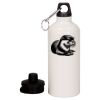 20 oz Aluminum Water Bottle with Carabiner Thumbnail