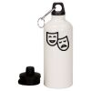 20 oz Aluminum Water Bottle with Carabiner Thumbnail