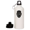 20 oz Aluminum Water Bottle with Carabiner Thumbnail