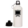20 oz Aluminum Water Bottle with Carabiner Thumbnail