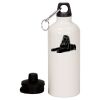 20 oz Aluminum Water Bottle with Carabiner Thumbnail