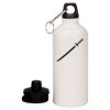 20 oz Aluminum Water Bottle with Carabiner Thumbnail