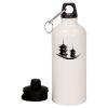 20 oz Aluminum Water Bottle with Carabiner Thumbnail