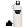 20 oz Aluminum Water Bottle with Carabiner Thumbnail
