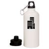 20 oz Aluminum Water Bottle with Carabiner Thumbnail