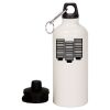 20 oz Aluminum Water Bottle with Carabiner Thumbnail