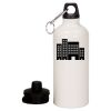 20 oz Aluminum Water Bottle with Carabiner Thumbnail