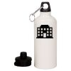 20 oz Aluminum Water Bottle with Carabiner Thumbnail