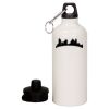 20 oz Aluminum Water Bottle with Carabiner Thumbnail