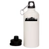 20 oz Aluminum Water Bottle with Carabiner Thumbnail