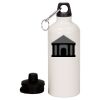 20 oz Aluminum Water Bottle with Carabiner Thumbnail